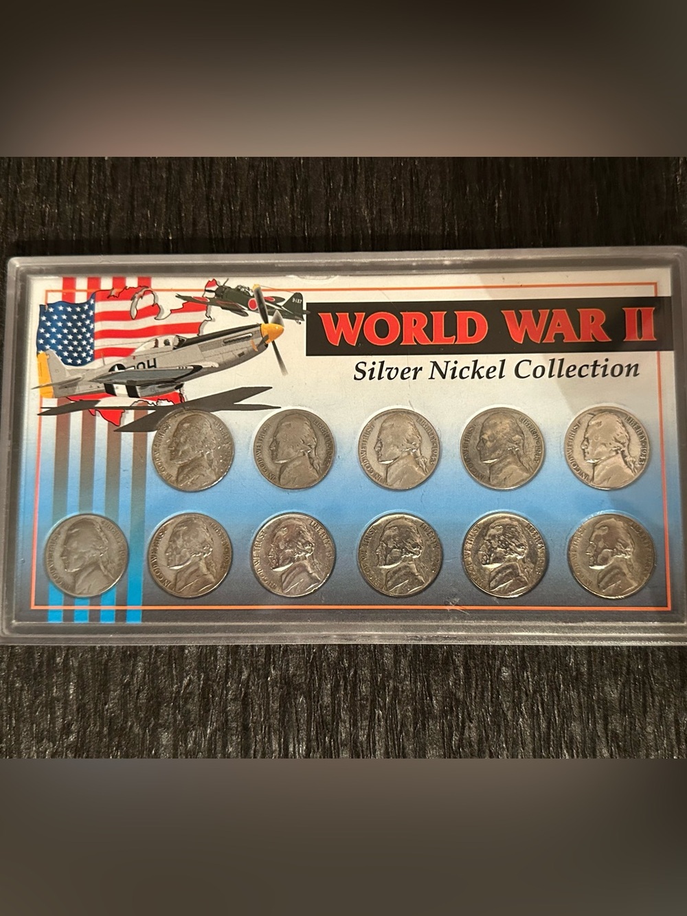 World War II Silver Nickel Coin Collection